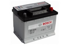 Батарея аккумуляторная 56А для PEUGEOT 1007 (KM_) 1.4 HDi 2005-, код двигателя 8HX(DV4TD),8HZ(DV4TD), V см3 1398, кВт 50, л.с. 68, Дизель, Bosch 0092S30050